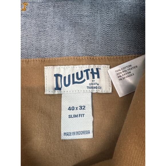 Duluth Trading Ballroom Double Flex Jeans Denim Stretch Slim Fit Size 40x32 - Picture 5 of 5